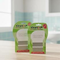 Kit 2 Pente Fino Removedor De Piolho Tira Tira - Branco Kit 2 Pente Fino Removedor De Piolho Tira Tira - Branco