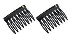 Kit 2 Pentes de Cabelo Médio Vênus Bianca Preto 90 005 AB Kit 2 Pentes de Cabelo Médio Vênus Bianca Preto 90 005 AB