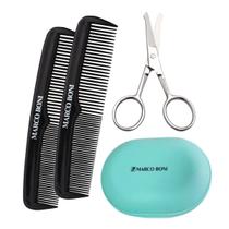 Kit 2 Pentes + Saboneteira + Tesoura Pelos Nariz Marco Boni