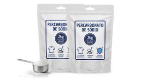 Kit 2 Percarbonato De Sódio 2kg Tira Manchas Branqueador Premium