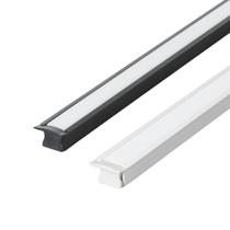 Kit 2 Perfil de Led Reforçado Embutir 24x14mm Barra 1m para Fita de Led Pasilux