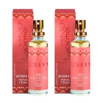 Kit 2 Perfume 521 Sexy Feminino Amakha Paris Bolso Bolsa