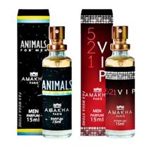 Kit 2 Perfume Animals 521 Vip Men Masculino Amakha Paris Kit 2 Perfume Animals 521 Vip Men Masculino Amakha Paris