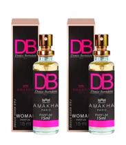 Kit 2 Perfume DB Feminino Amakha Paris Bolso Bolsa