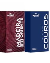 Kit 2 Perfume Deo Colônia Couros e Madeira do Oriente 100ml