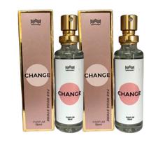 Kit 2 Perfume Feminino Change Parfum Amakha Paris 15Ml Bolsa