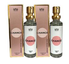 Kit 2 Perfume Feminino Change Parfum Amakha Paris 15ml Bolsa