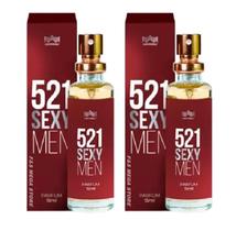 Kit 2 Perfume Masculino 521 Sexy Men Amakha Paris 15Ml Bolso