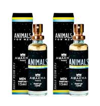 Kit 2 Perfume Masculino Amakha Paris Animals