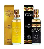 Kit 2 Perfume Masculino Fortune Fast Car Amakha Paris Bolso