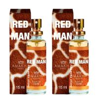 Kit 2 Perfume Red Men Masculino Amakha Paris Bolso Bolsa