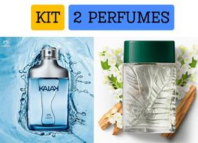 Kit 2 perfumes 1 Arbo + 1 Kaiak Refrescante dia e noite Presente mais vendido Kit 2 perfumes 1 Arbo + 1 Kaiak Refrescante dia e noite Presente mais vendido
