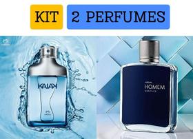 Kit 2 perfumes 1 Kaiak Natura + 1 Homem Essence Refrescante dia e noite Presente mais vendido Kit 2 perfumes 1 Kaiak Natura + 1 Homem Essence Refrescante dia e noite Presente mais vendido