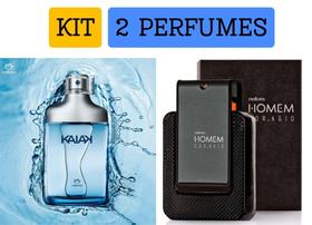 Kit 2 perfumes 1 Natura Coragio + 1 Kaiak Refrescante dia e noite Presente mais vendido