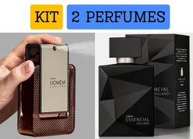 Kit 2 perfumes 1 Natura Emocione + 1 Essencial Exclusivo Refrescante dia/noite Presente mais vendido