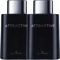 Kit 2 Perfumes Attractive Masculino 2x100ml Água de Cheiro
