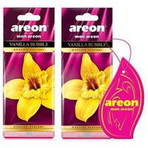 Kit 2 Perfumes Carro Aromatizador Areon Vanilla Bubble