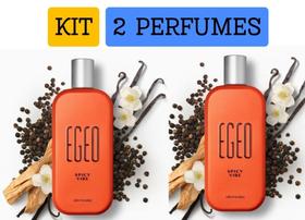 Kit 2 perfumes Egeo Spicy Vibe - Refrescante dia e noite - Presente mais vendido
