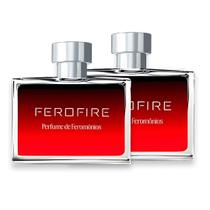 Kit 2 Perfumes FeroFire com Feromônio Ativado Masculino 50ml by Attracione Men Kit 2 Perfumes FeroFire com Feromônio Ativado Masculino 50ml by Attracione Men