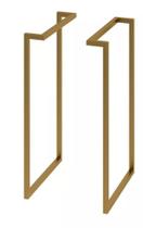 Kit 2 Pés Base de Mesa e Escrivaninha Rafaela 73cm em Aço Kit 2 Pés Base de Mesa e Escrivaninha Rafaela 73cm em Aço