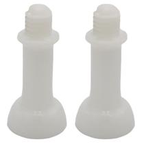 Kit 2 Pés Traseiros Branco P/ Fogão Electrolux Fc4cb, Fc4cs, Fc4vb, Fc5cb, Fc5cs, Fc5vb e Fc5vs Original