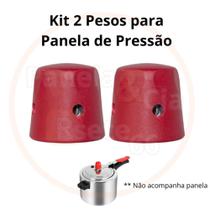 KIT 2 PESOS centrais (pino) modelo comum para panela de pressão 2,5 à 20 Litros KIT 2 PESOS centrais (pino) modelo comum para panela de pressão 2,5 à 20 Litros