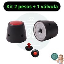 Kit 2 pesos mais 1 válvula para panela de pressão