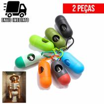 Kit 2 Pet Porta Cata Caca Saquinho Plástico Refil Higiênico para Cachorro e Gato Kit 2 Pet Porta Cata Caca Saquinho Plástico Refil Higiênico para Cachorro e Gato