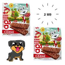 Kit 2 Petisco Bifinho Agility Beef Carne Spinpet Cães 150g