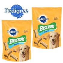Kit 2 Petisco Biscoito Pedigree Biscrok Cães Filhotes 300g Kit 2 Petisco Biscoito Pedigree Biscrok Cães Filhotes 300g