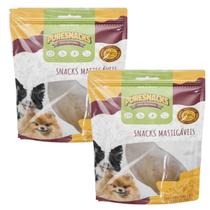 Kit 2 Petisco Cachorro Orelha Bovina Snacks Puresnacks Kit 2 Petisco Cachorro Orelha Bovina Snacks Puresnacks