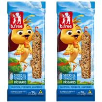Kit 2 Petiscos para Pássaros B.Free Sticks de Sementes 35g