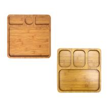Kit 2 Petisqueiras De Mdf Gamelas Bandeja Aperitivos Tábua Kit 2 Petisqueiras De Mdf Gamelas Bandeja Aperitivos Tábua