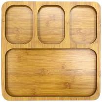 Kit 2 Petisqueiras De Mdf Gamelas Bandeja Aperitivos Tábua