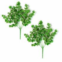 Kit 2 Pick Eucalipto Planta Artificial Permanente 33cm