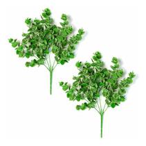 Kit 2 Pick Eucalipto Planta Artificial Permanente 33cm