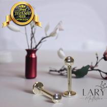 Kit 2 Piercing Titânio Bolinha 3mm Labret Helix Conch Tragus Boca medusa Push pin Kit 2 Piercing Titânio Bolinha 3mm Labret Helix Conch Tragus Boca medusa Push pin