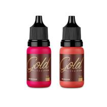 Kit 2 Pigmentos Mag Color Gold Line Lips Pink e Coral