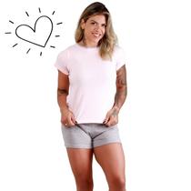 KIT 2 Pijama Angel 1/2 Manga Short Máximo Conforto Luxuoso