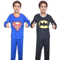 Kit 2 Pijamas Infantil Menino Conjunto de Dormir Marculino Kit 2 Pijamas Infantil Menino Conjunto de Dormir Marculino