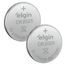 Kit 2 pilha botao eletr cr2025 3v elgin Kit 2 pilha botao eletr cr2025 3v elgin