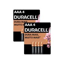 Kit 2 Pilha Duracell AAA Alcalina 4 Unidades Kit 2 Pilha Duracell AAA Alcalina 4 Unidades
