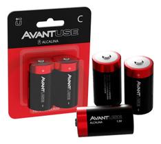 Kit 2 Pilhas Alcalina Media C 1.5v Cod: 408080019 Avant Use Kit 2 Pilhas Alcalina Media C 1.5v Cod: 408080019 Avant Use
