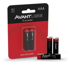 Kit 2 Pilhas Alcalina Palito AAA 1.5v Cod: 408040013 Avant Use Kit 2 Pilhas Alcalina Palito AAA 1.5v Cod: 408040013 Avant Use