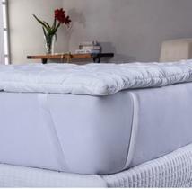 Kit 2 Pillow Top Protetor de Colchão 400 Fios Macio CASAL PADÃO