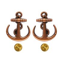 Kit 2 Pin Âncora de Bronze Gancho Anchor Brewing