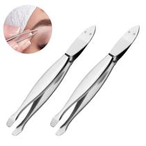 KIT 2 Pinça Ponta Reta para Sobrancelha Depilatoria Pelos KIT 2 Pinça Ponta Reta para Sobrancelha Depilatoria Pelos
