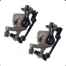 Kit 2 Pinças de Freio a Disco Mecânico RM2 XTime Dianteira e Traseira para Bike 160mm com Pastilhas