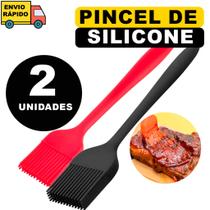 Kit 2 Pincel De Silicone Utensílio De Cozinha Confeitaria E Culinária Kit 2 Pincel De Silicone Utensílio De Cozinha Confeitaria E Culinária