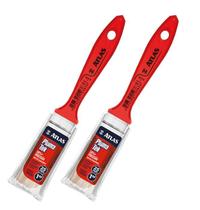 Kit 2 Pincel Trincha Para Pintura Atlas At315 1 Polegada Extra Macia PlumaTek Parede Madeira Esmalte